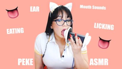 More Intense Ear Licking??/Mouth Sounds & Heavy Breathing (No Talking!)