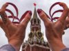 Moscow Kremlin red square ASMR Nails Vera & long nails scratching the Kremlin