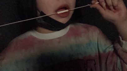 이어폰 마이크 먹는 소리?/ 입소리 mouth sounds asmr / no talking