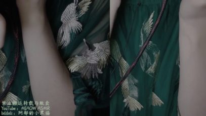 MOUTH SOUNDS | 口腔音 | 双耳 | 嘴声 EARS EATING | 吃耳朵     【阿郁的小黑猫/ MIAOW ASMR】