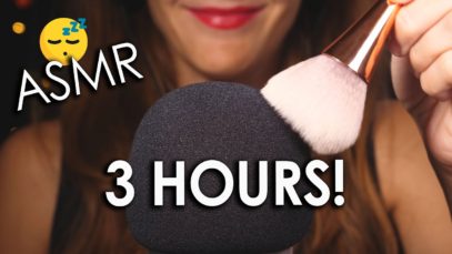 NO TALKING ASMR [3 HOURS] DEEP BRAIN MASSAGE BRUSHING TO RELAX YOU
