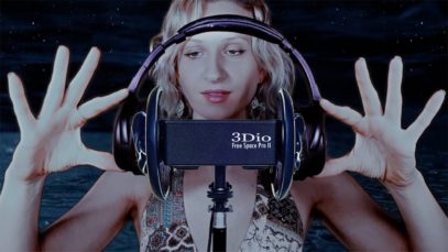 ?Ocean FLOATING ASMR Sleep Hypnosis ? 3dio Ear Touching