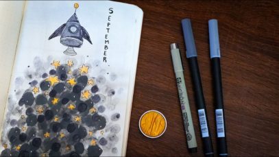 Plan Together / September Bullet Journal Setup ? ASMR