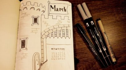 Plan With Me / March 2019 Bullet Journal Setup ? ASMR Soft Spoken