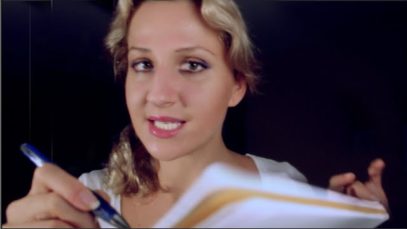 PSYCHOLOGICAL TEST: CLOSE UP ASMR whispering, SOFT speaking & page turning