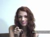 redhead hypnotize you with her finger