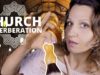 Relaxing ASMR Improv ⚫ Reverb Triggers in Church: Brushing Mic, Spraying