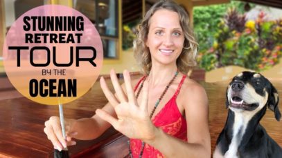 RELAXING ASMR Ocean Retreat Tour | Costa Rica | Soft spoken | Energy Cleansing