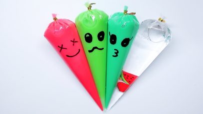 SATISFYING GLOSSY SLIME ASMR! How To Make Slime with Funny Piping Bags