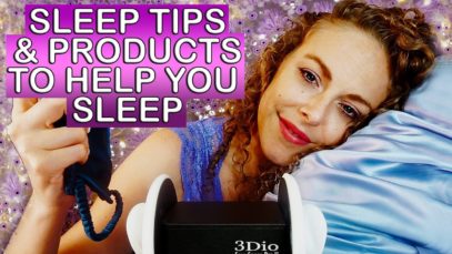 Sleepytime ASMR ♥ 3Dio Ear to Ear Whisper, Sleep Tips for Relaxation, Silk Fabric Sounds,