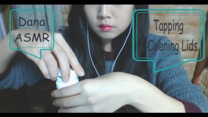 [Sound ASMR] No Talking Tapping + Opening Lids