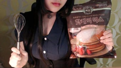 (SUB) ASMR Korean Pancake Place Staff RP, Cooking ASMR