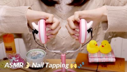 (SUB)[Japanese ASMR] 1 Hour Tapping for Sleep & Relaxation / ネイルタッピング / Scenes Lifelike