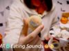 (SUB)[Japanese ASMR] Eating Sounds / Cookie, Macaroon / Whispering お菓子の咀嚼音