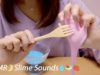 (SUB)[Japanese ASMR] Satisfying Slime Sounds #3 / Slime Making / スライムを作って遊ぶ音