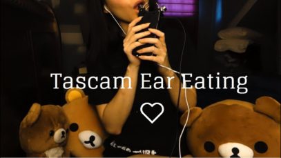 TASCAM Ear Eating Tingles ? Ear Noms & Mouth Sounds [No Talking]