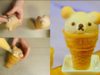 Teddy Bear Ice Cream Roll アイスクリームコーンでクマさんパン
