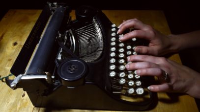 The Whispered Story Of the Type Writer ~ Ear to Ear ASMR