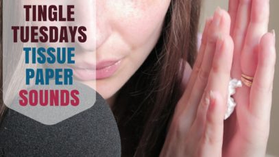 ~❂~Tingle Tuesdays~❂~ Rolling Tissue Paper In My Hands Soothing ASMR Sounds
