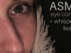 Tingly Visual Feather Play/  Eye contact/ UP CLOSE ASMR Whispering