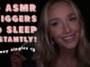 Top 10 ASMR triggers to sleep instantly! typing, shoe tapping, hair brushing, shaving cream…