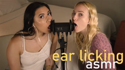 Wet Ear Sounds (ASMR) Ear Licking and Slobbery Tingles / Triggers (Fast and Slow) @Muna ASMR