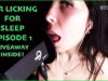 Wifey’s Mouth Sounds For Sleep – Episode 1 PATREON GIVEAWAY! 1 Month FREE – Slow Licking Sounds