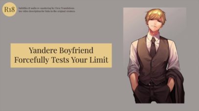 Yandere Bf Tests Your Limit [ENG SUB R18 JPN ASMR]