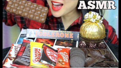 ASMR DARK CHOCOLATE *LINDT + FERRERO ROCHER + OREO AERO BUBBLES + MALTESERS (NO TALKING) | SAS-ASMR