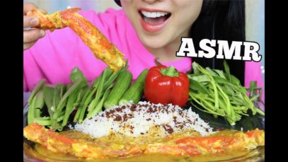 ASMR KING CRAB CURRY (EATING SOUNDS) NO TALKING | SAS-ASMR