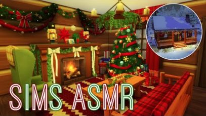 ASMR | Let’s Decorate a Christmas Cabin ? | Ear to ear whispering