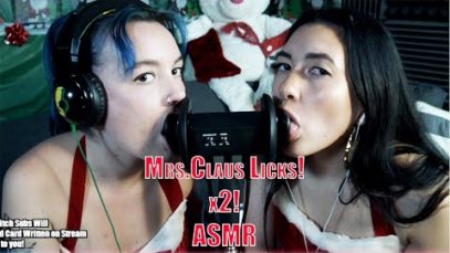 Mrs.Claus Ear Licking X2! – A Special Christmas Ear Eating Gift from The ASMR Collection