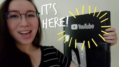 An ASMR Unboxing of the Silver Play Button! ▶️