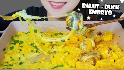 ASMR Balut  – Duck Embryo x  butter cheese sauce EXOTIC FOOD EATING SOUNDS | LINH-ASMR