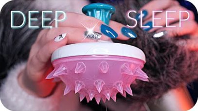 ASMR BRAIN~MELTING Fluffy Mic Massage ? (NO TALKING) Deep, Soft & Bassy for Headache Relief & Sleep