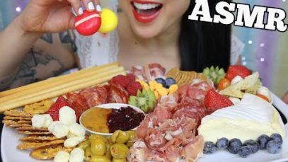 ASMR CHARCUTERIE PLATTER (EATING SOUNDS) NO TALKING | SAS-ASMR