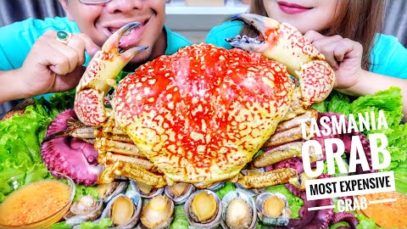 ASMR EATING TASMANIA CRAB – MOST EXPENSIVE CRAB ON THE WORLD X OCTOPUS X ABALONE | LINH-ASMR