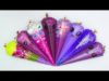Making Purple Glossy Slime with Piping Bags! Most Satisfying Slime Video★ASMR★#ASMR #RyomiSlime 138