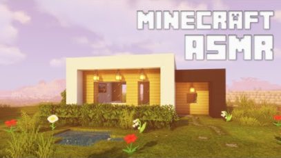 Minecraft ASMR | Building a Simple, Modern Base ⛏️