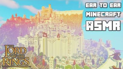 Minecraft ASMR | Exploring the most amazing build I’ve ever seen | Minecraft Middle Earth