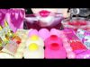 ASMR CLEAR JELLY, PINK MILK TTEOK, CHOCOLATE CONE, NERDS CANDY, MARSHMALLOW EATING SOUNDS MUKBNAG 먹방