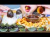 ASMR EATING CENTURY EGG  x PICKLED SMALL LEEKS X DRY SHRIMPS EATING SOUNDS | LINH-ASMR