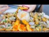 ASMR EATING RICE X STIR FRIED CHIP CHIP CLAMS X KIMCHI EATING SOUNDS | LINH-ASMR
