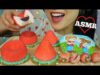 ASMR MOUSSE CAKE *VALENTINE’S DAY EDITION (SOFT CRUNCHY EATING SOUNDS) NO TALKING | SAS-ASMR