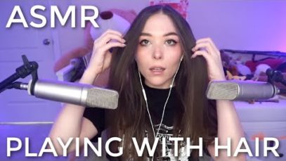 |ASMR| Playing with Hair and Purring