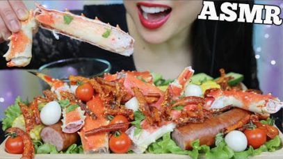 ASMR SEAFOOD BOIL FRIED CHILI + SEAFOOD SAUCE (SATISFYING EATING SOUNDS) NO TALKING | SAS-ASMR