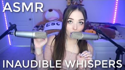|ASMR| Super Tingly Inaudible Whispers, Purring and Mouth Sounds