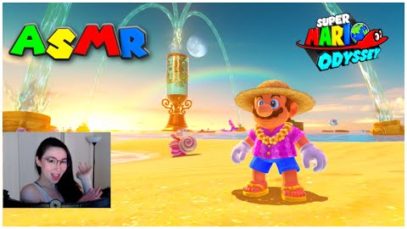 ASMR at the beach ?️ The beautiful and relaxing Seaside Kingdom | Super Mario Odyssey