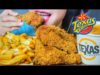 ASMR EATING TEXAS FRIED CHICKEN ,  EATING SOUNDS | LINH-ASMR