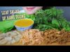 ASMR LEAF SALAD OF HANG DUONG QUAN , EATING SOUNDS | LINH-ASMR